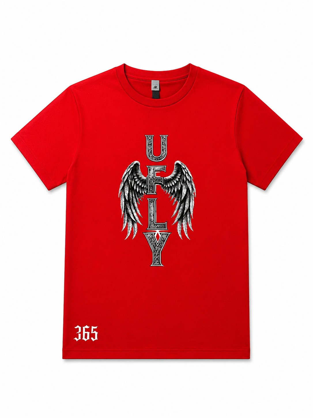 Red “UFLY 365” Graphic T-Shirt